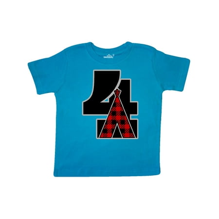 Inktastic 4th Birthday Buffalo Plaid Teepee Gift Toddler Boy or Toddler Girl T-Shirt
Inktastic 4th Birthday Buffalo Plaid Teepee Gift Toddler Boy or Toddler Girl T-Shirt