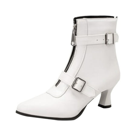 Women Fashion Stiletto Heel Ankle Boots Toe Lace Up Zipper Booties Dress Short Boot
Women Fashion Stiletto Heel Ankle Boots Toe Lace Up Zipper Booties Dress Short Boot
