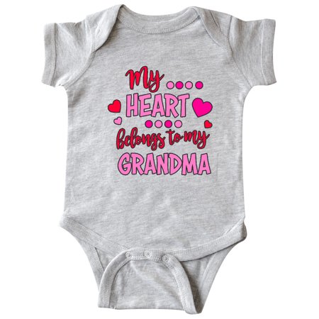 Inktastic My Heart Belongs to my Grandma Gift Baby Boy or Baby Girl Bodysuit
Inktastic My Heart Belongs to my Grandma Gift Baby Boy or Baby Girl Bodysuit