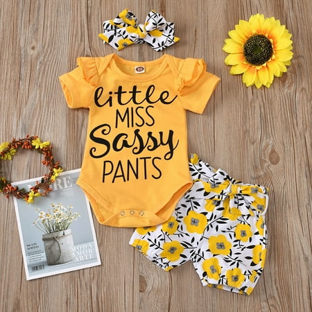 TOWED22 Baby Outfit Girl Newborn Baby Girls Sunflower Romper Ruffle Bodysuit Jumpsuit Overalls Headband Summer Outfits Yellow
TOWED22 Baby Outfit Girl Newborn Baby Girls Sunflower Romper Ruffle Bodysuit Jumpsuit Overalls Headband Summer Outfits Yellow