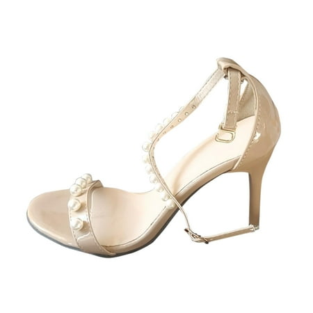 MIASHUI Summer Sandals for Women 2024 Women s Summer Fashion One Line Buckle Open Toed High Heel Sandals Casual and Comfortable Sandals Khaki 8.5
MIASHUI Summer Sandals for Women 2024 Women s Summer Fashion One Line Buckle Open Toed High Heel Sandals Casual and Comfortable Sandals Khaki 8.5