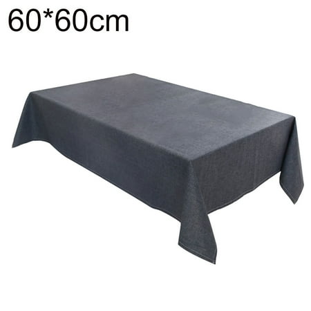 JFY Rectangular Linen Anti-scalding Waterproof Tablecloth Dustproof Table Cover