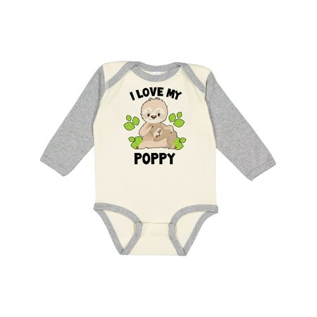 Inktastic Cute Sloth I Love My Poppy with Green Leaves Gift Baby Boy or Baby Girl Long Sleeve Bodysuit
Inktastic Cute Sloth I Love My Poppy with Green Leaves Gift Baby Boy or Baby Girl Long Sleeve Bodysuit
