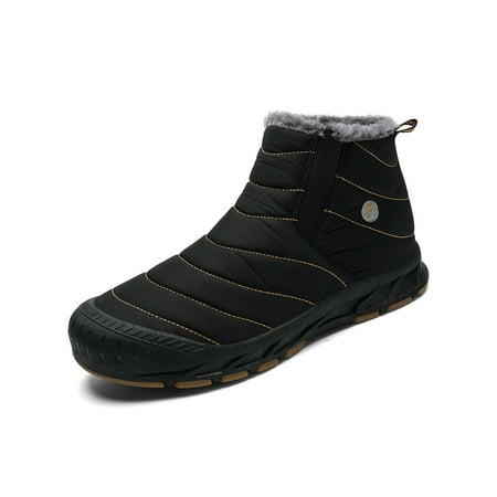 Rotosw Unisex Winter Boot Plush Lined Snow Boots Pull On Warm Booties Womens Mens Outdoor Shoes Women Men Slip- Resistant Comfort Hiking Bootie Black 8
Rotosw Unisex Winter Boot Plush Lined Snow Boots Pull On Warm Booties Womens Mens Outdoor Shoes Women Men Slip- Resistant Comfort Hiking Bootie Black 8