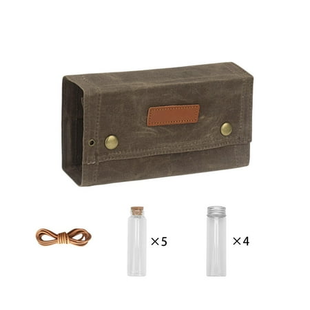 Portable Spice Bag with 9 Spice Jars Canvas Seasoning Storage Bag Organizer Seasoning Bottle Holder with Mini Condiment Bottle Condiment Container Set for Outdoor Camping BBQ Picnic
Portable Spice Bag with 9 Spice Jars Canvas Seasoning Storage Bag Organizer Seasoning Bottle Holder with Mini Condiment Bottle Condiment Container Set for Outdoor Camping BBQ Picnic