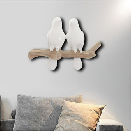 Blesiya 3D Resin Branch Wall Mounted Coat Robe Hanger Hooks