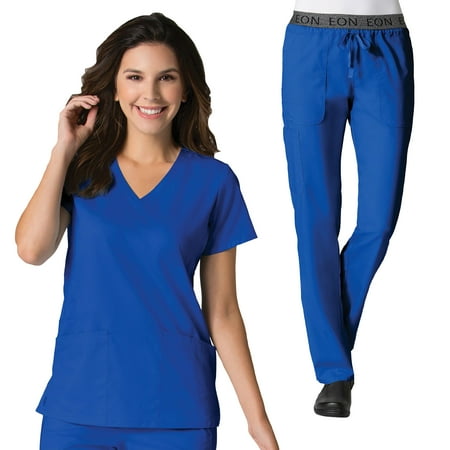 Maevn Eon Back Mesh Panel Shaped V-neck Top & Embroidered Logo Waistband Cargo Pant Scrub Set
Maevn Eon Back Mesh Panel Shaped V-neck Top & Embroidered Logo Waistband Cargo Pant Scrub Set