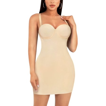 Molutan Full Slip Shapewear Bodysuit for Women Under Dress Lingerie Slimming Body Shaper Built In Bra Cami Tummy Control Girdle
Molutan Full Slip Shapewear Bodysuit for Women Under Dress Lingerie Slimming Body Shaper Built In Bra Cami Tummy Control Girdle