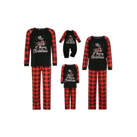 Merry Christmas Family Matching Pajamas Sets Plaid Deer Print Sleepwear Holiday Xmas Loungewear Jammies Pjs for Adult Kids Baby
Merry Christmas Family Matching Pajamas Sets Plaid Deer Print Sleepwear Holiday Xmas Loungewear Jammies Pjs for Adult Kids Baby