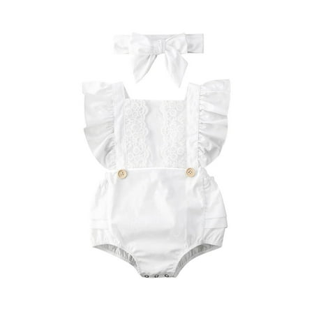 Bmnmsl Newborn Baby Girls Boys Floral Lace Ruffles Sleeve Romper Headband Outfits Set 0-24M
Bmnmsl Newborn Baby Girls Boys Floral Lace Ruffles Sleeve Romper Headband Outfits Set 0-24M