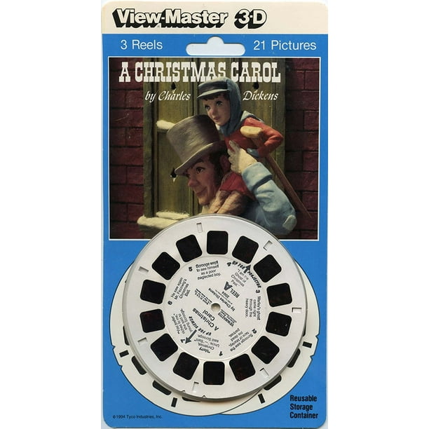 ViewMaster Christmas Carol by Charles Dickens Classic View-Mater 3 Reels