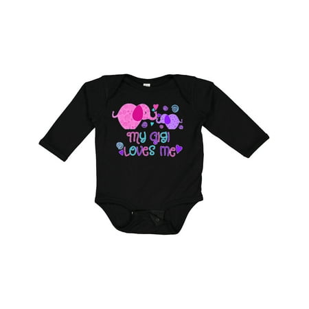 Inktastic My Gigi Loves Me- Cute Elephants Gift Baby Boy or Baby Girl Long Sleeve Bodysuit
Inktastic My Gigi Loves Me- Cute Elephants Gift Baby Boy or Baby Girl Long Sleeve Bodysuit
