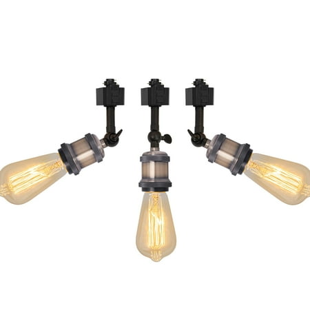 KAYYELAMP Set of Three Adjusted Angle Rotated Degree H-Type Track Lamp Black with Bronze E26 Base Vintage Design for Gallery Loft Kitchen Farmhouse(No Bulb Track)
KAYYELAMP Set of Three Adjusted Angle Rotated Degree H-Type Track Lamp Black with Bronze E26 Base Vintage Design for Gallery Loft Kitchen Farmhouse(No Bulb Track)