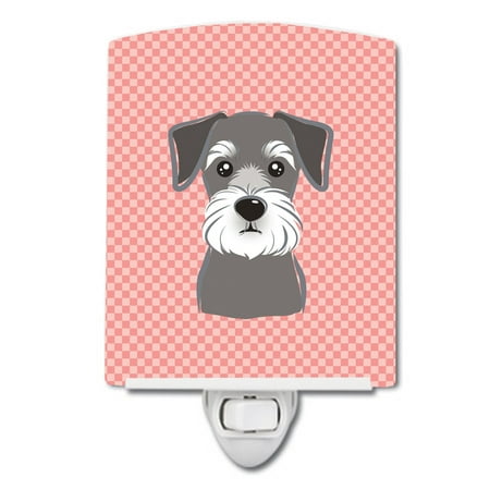 Caroline s Treasures BB1206CNL Checkerboard Pink Schnauzer Ceramic Night Light 6x4x3 multicolor
Caroline s Treasures BB1206CNL Checkerboard Pink Schnauzer Ceramic Night Light 6x4x3 multicolor