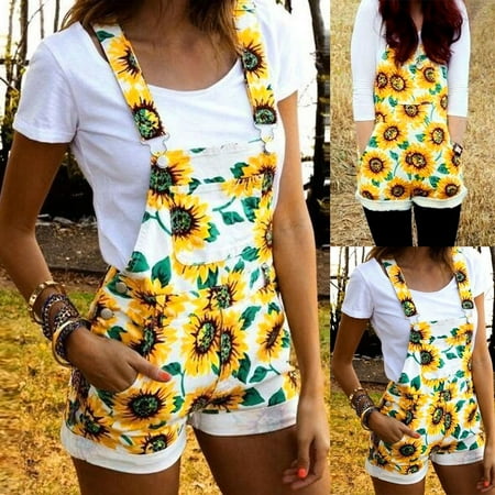 Rompers for women Womens Sleeveles Sunflower Short Pajamas Set Pocket Loose Jumpsuit CHMORA
Rompers for women Womens Sleeveles Sunflower Short Pajamas Set Pocket Loose Jumpsuit CHMORA