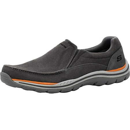 Skechers Men s Expected Avillo Relaxed-Fit Slip-On Loafer Charcoal/Orange 8