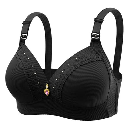 Felwors Women s Underwire Bra Comfortable Breathable Bra Medium Cup Bra Without Steel Rings For The Middle And Old Age Thin Cotton Cup Gathering Bra
Felwors Women s Underwire Bra Comfortable Breathable Bra Medium Cup Bra Without Steel Rings For The Middle And Old Age Thin Cotton Cup Gathering Bra