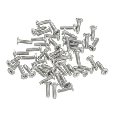 Uxcell M1.6x0.35x5mm 100Pack Metal Flat Round Head Screws Phillips Drive Machine Bolt
Uxcell M1.6x0.35x5mm 100Pack Metal Flat Round Head Screws Phillips Drive Machine Bolt
