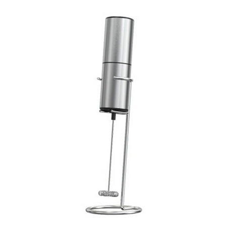 Handheld Egg Beater Whisk Mixer Foamer Coffee Maker Chocolate Cappuccino Maker Foam Maker Blender Silver