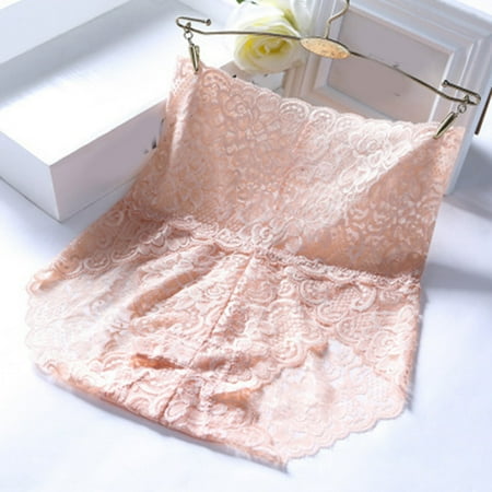 Wotryit Womens Underwear Women s High Waist Underwear Thin Hollow Lace Ladies Panties Pure Cotton Crotch Large Size Belly Briefs Panties for Women Beige M
Wotryit Womens Underwear Women s High Waist Underwear Thin Hollow Lace Ladies Panties Pure Cotton Crotch Large Size Belly Briefs Panties for Women Beige M