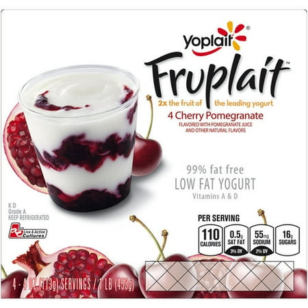 Yoplait Fruplait Chry Pomgrnt Lf