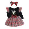 Floral Overall Dress Girls Toddler Baby Kids Girls Christmas Deer Letters Prints Tulle Mesh Dress Princess Cloths Pleated Dress
Floral Overall Dress Girls Toddler Baby Kids Girls Christmas Deer Letters Prints Tulle Mesh Dress Princess Cloths Pleated Dress