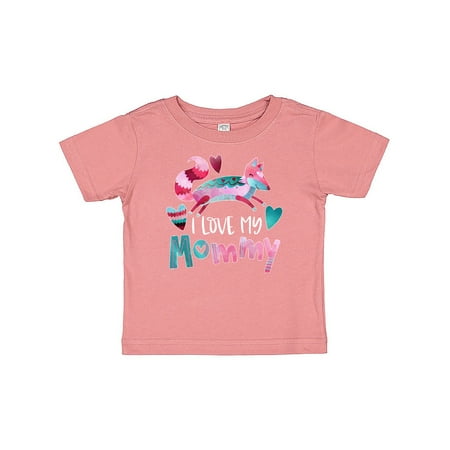 Inktastic I Love My Mommy Pink and Blue Fox with Hearts Gift Baby Boy or Baby Girl T-Shirt 
Inktastic I Love My Mommy Pink and Blue Fox with Hearts Gift Baby Boy or Baby Girl T-Shirt