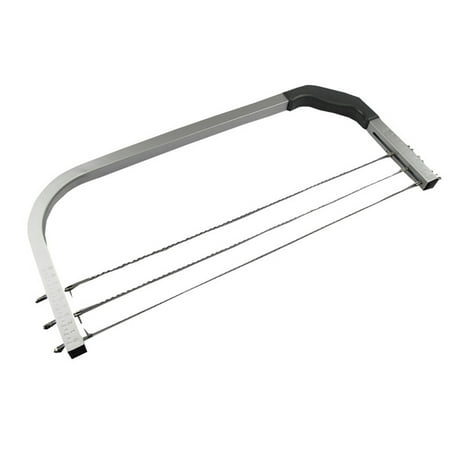 Premium Food Grade Stainless Steel Double Wires Cake Cutter 8 Different Height
Premium Food Grade Stainless Steel Double Wires Cake Cutter 8 Different Height
