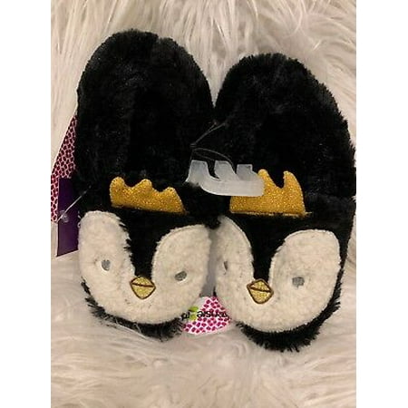 Kensie Girls Size 13-1 Crowned Penguin Slippers Black & White Cushioned Soft New
Kensie Girls Size 13-1 Crowned Penguin Slippers Black & White Cushioned Soft New