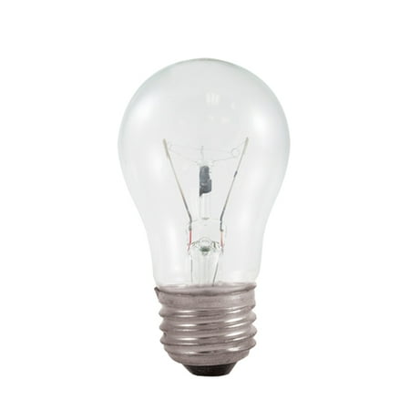 40 Watt Incandescent Standard A15 Medium Base Clear Pack of 48