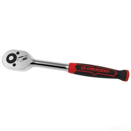 Crescent 1\/4 Inch Drive Ratchet 72 Tooth Quick Release Teardrop Head 8-1\/2\ Long Cushion Grip
Crescent 1\/4 Inch Drive Ratchet 72 Tooth Quick Release Teardrop Head 8-1\/2\ Long Cushion Grip