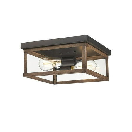 Galva 2 - Light 12.25 Unique/Statement Square / Rectangle Flush Mount