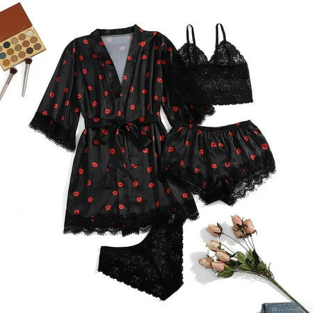 Gubotare Lingerie For Women Sexy Naughty Women Lingerie Lace Babydoll Strap Chemise Halter Teddy V neck Sleepwear Black M
Gubotare Lingerie For Women Sexy Naughty Women Lingerie Lace Babydoll Strap Chemise Halter Teddy V neck Sleepwear Black M