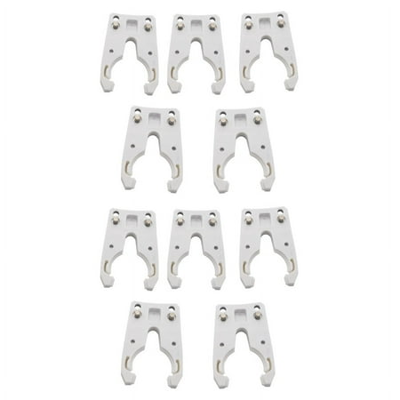 10PCS/Lot ISO30 Tool Holder Clamp Iron+ABS Flame Proof Rubber Claw