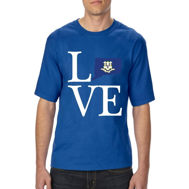 Love Connecticut Unisex Ultra Cotton T-Shirt Tall Sizes