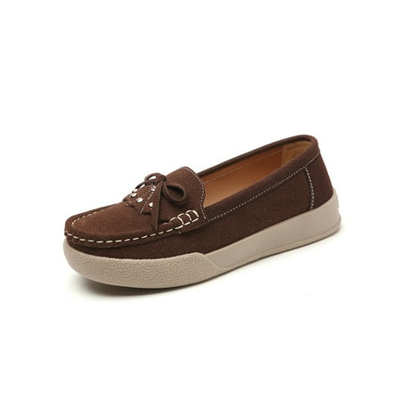 Woobling Womens Sneakers Slip On Flats With Bowknot Casual Shoes Women Walking Shoe Breathable Non-Slip Comfort Coffee 9
Woobling Womens Sneakers Slip On Flats With Bowknot Casual Shoes Women Walking Shoe Breathable Non-Slip Comfort Coffee 9