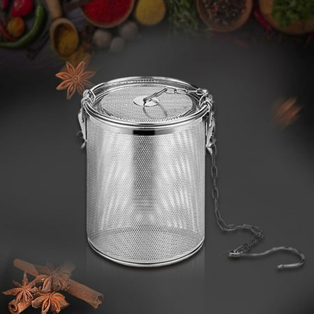 Spices & Seasoning Strainer Stainless Steel Tea Ball Strainer Cooking Infuser 2.1L