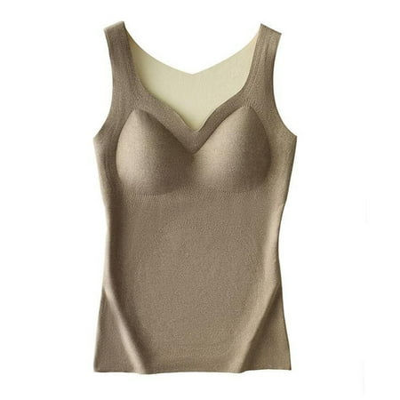 Sleeveless Thermal Shirts for WomenNeck Vest with Built in Bra Underwear,High elasticity comfortable
Sleeveless Thermal Shirts for WomenNeck Vest with Built in Bra Underwear,High elasticity comfortable