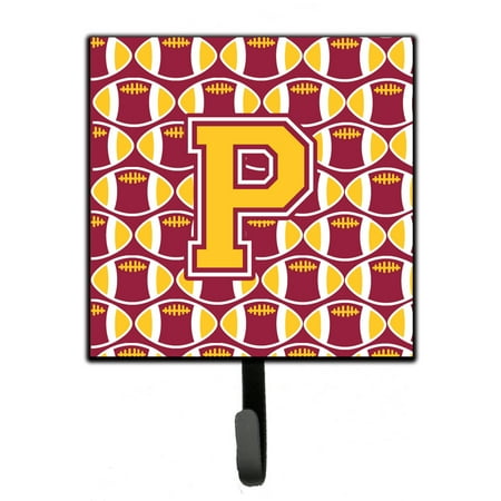 Carolines Treasures CJ1081-PSH4 Letter P Football Maroon and Gold Leash or Key Holder 7Hx4.25W multicolor
Carolines Treasures CJ1081-PSH4 Letter P Football Maroon and Gold Leash or Key Holder 7Hx4.25W multicolor