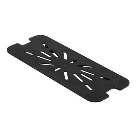 Third Size Polycarbonate Drain Shelves Black