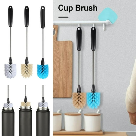 Xeyise Long Handle Cup Brush with Super Clean Bristles Food-Grade Straw Brush Stainless Steel Handle Kitchen Scrub Cleaning Brush
Xeyise Long Handle Cup Brush with Super Clean Bristles Food-Grade Straw Brush Stainless Steel Handle Kitchen Scrub Cleaning Brush