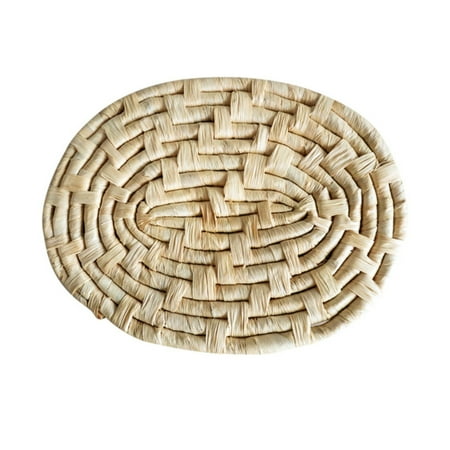 Flybaeast Placemat Handwoven Cornhusk Placemats Sturdy & Portable Round Heat Proof Mat Natural Rustic Hot Pot Pads for Kitchen (Beige)
Flybaeast Placemat Handwoven Cornhusk Placemats Sturdy & Portable Round Heat Proof Mat Natural Rustic Hot Pot Pads for Kitchen (Beige)