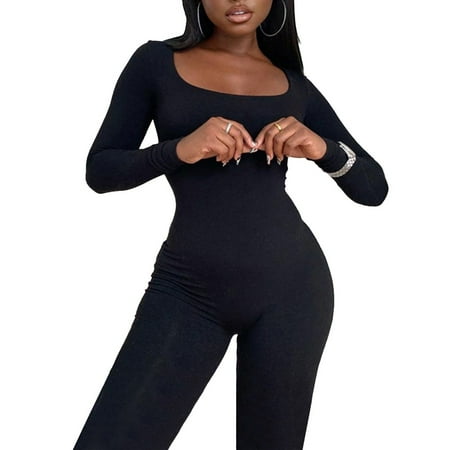 ALSLIAO Women Yoga Jumpsuit Sports Long Romper Playsuit Long Sleeve Gym Workout Bodysuit Black S
ALSLIAO Women Yoga Jumpsuit Sports Long Romper Playsuit Long Sleeve Gym Workout Bodysuit Black S
