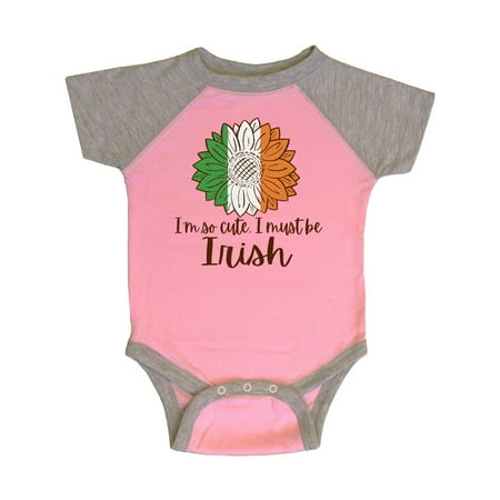 Inktastic I m So Cute I Must be Irish Sunflower Gift Baby Boy or Baby Girl Bodysuit
Inktastic I m So Cute I Must be Irish Sunflower Gift Baby Boy or Baby Girl Bodysuit
