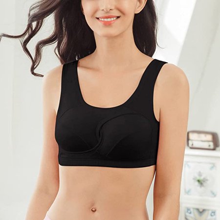 WQJNWEQ Sports Bras Clearance Summer Fall Women s Bra Underwear Breathable Sleep Yoga Cotton Bra Beauty Back Bra Black
WQJNWEQ Sports Bras Clearance Summer Fall Women s Bra Underwear Breathable Sleep Yoga Cotton Bra Beauty Back Bra Black
