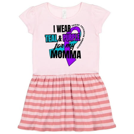 Inktastic Suicide Prevention I Wear Teal and Purple for My Momma Gift Toddler Girl Dress
Inktastic Suicide Prevention I Wear Teal and Purple for My Momma Gift Toddler Girl Dress