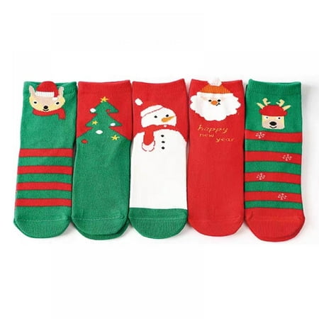Xmarks 5 Packs Infant Toddler Kids Christmas Holiday Winter Warm Socks Ankle Crew Dress Socks For Children Girls Boys
Xmarks 5 Packs Infant Toddler Kids Christmas Holiday Winter Warm Socks Ankle Crew Dress Socks For Children Girls Boys