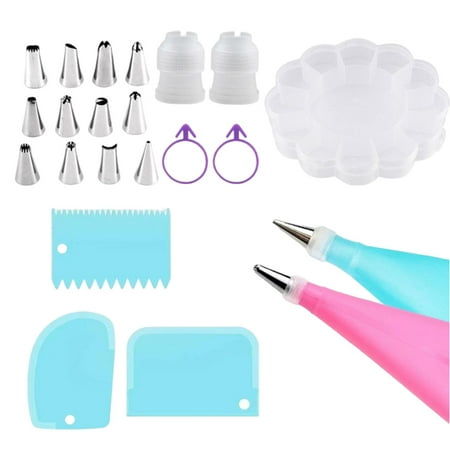 Cake Decorating Tools Practical Reusable Pastry Icing Piping Nozzle for Dessert 20pcs
Cake Decorating Tools Practical Reusable Pastry Icing Piping Nozzle for Dessert 20pcs