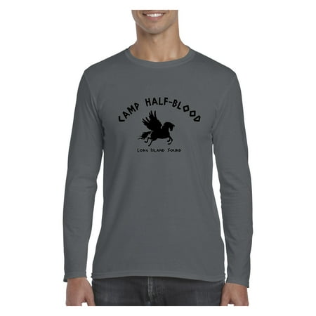 Camp Half Blood T-Shirt Demigods Long Island Sound Camp Half-Blood Mens Long Sleeve Shirts