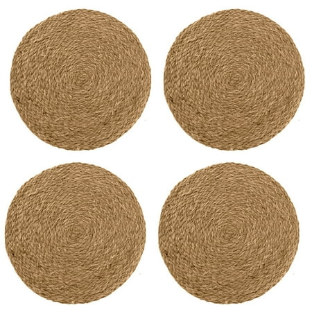 Limei 4Pcs Weave Non-slip Placemat Coaster Table Round Insulation Pads Mats Home Decor
Limei 4Pcs Weave Non-slip Placemat Coaster Table Round Insulation Pads Mats Home Decor